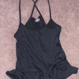 Gray Flowy Tank